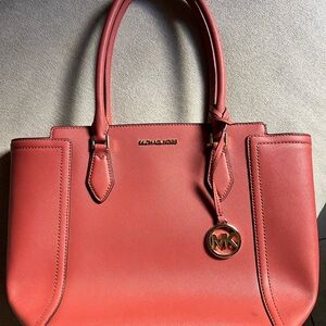 Michael Kors Coral Tote Bag